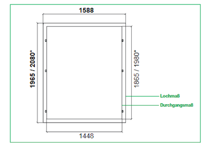Wolff Finnhaus Doppel-Tür Hero XL 44 / 58 / 70 mm isolierverglast