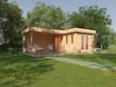 Vorschaubild Wolff Finnhaus Gartenhaus Hermosa 6848 - 44 mm 