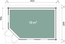 Vorschaubild Wolff Finnhaus Gartenhaus Anna 40-A/2-Raum