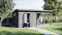 Vorschaubild Wolff Finnhaus WPC Gartenhaus Trend D+ mit Lounge-Anbau - 28 mm