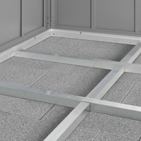 Wolff Finnhaus Aluminium-Rahmenunterkonstruktion für Fußboden für Gerätehaus Fascinato 3024
