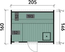 Vorschaubild Wolff Finnhaus Saunafass Mini 160